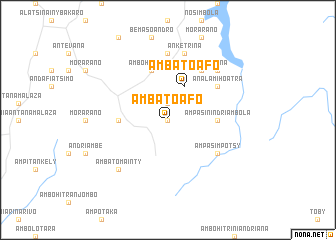 map of Ambatoafo