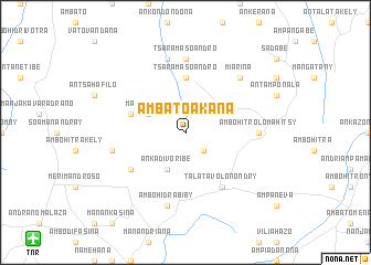 map of Ambatoakana