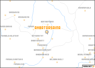 map of Ambatoasaina