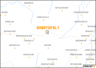 map of Ambatofaly