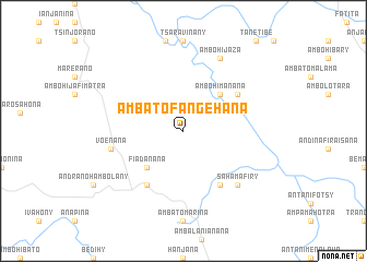 map of Ambatofangehana