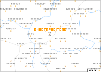 map of Ambatofaritana