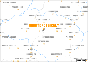 map of Ambatofotsikely