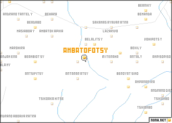 map of Ambatofotsy