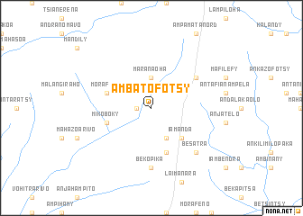 map of Ambatofotsy