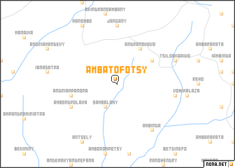 map of Ambatofotsy