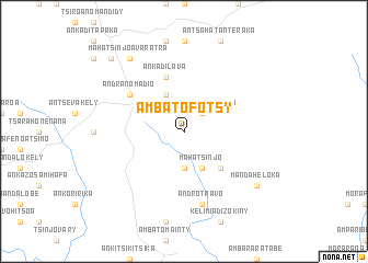 map of Ambatofotsy