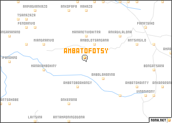 map of Ambatofotsy