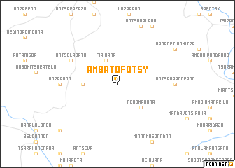 map of Ambatofotsy