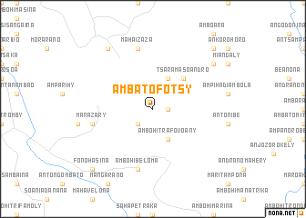 map of Ambatofotsy