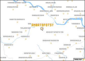 map of Ambatofotsy