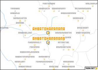 map of Ambatoharanana