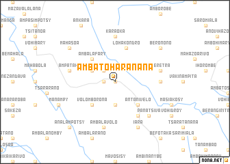 map of Ambatoharanana