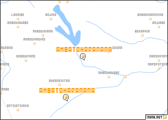 map of Ambatoharanana