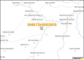 map of Ambatoharanana