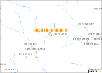 map of Ambatoharanana