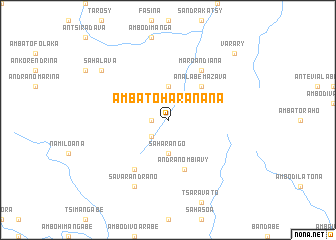 map of Ambatoharanana