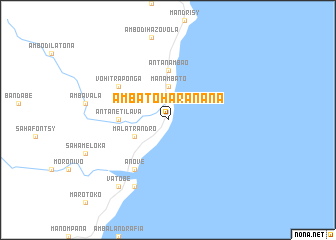 map of Ambatoharanana