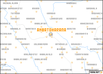 map of Ambatoharana