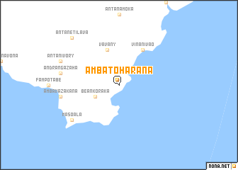 map of Ambatoharana