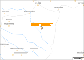 map of Ambatohiriky