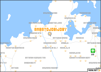 map of Ambatojobijoby