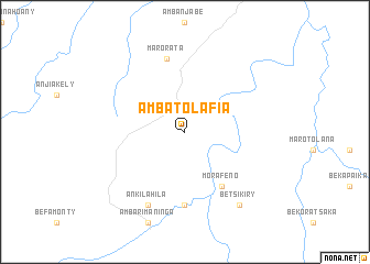 map of Ambatolafia