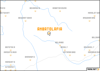 map of Ambatolafia