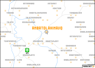 map of Ambatolahimavo