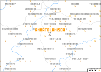 map of Ambatolahisoa