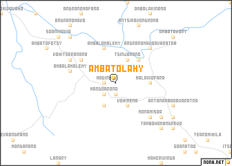 map of Ambatolahy