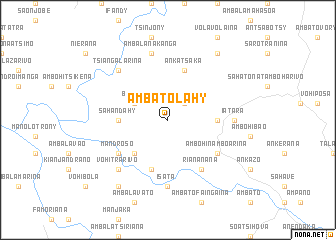 map of Ambatolahy