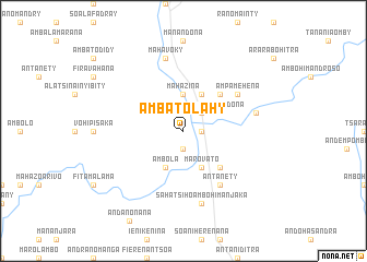 map of Ambatolahy