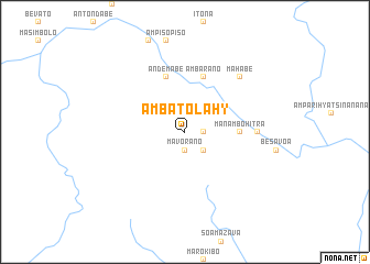 map of Ambatolahy