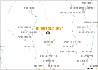 map of Ambatolampy