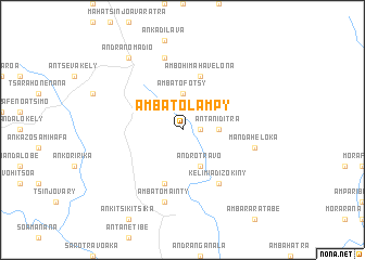 map of Ambatolampy