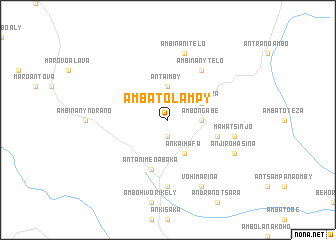 map of Ambatolampy