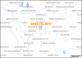 map of Ambatolava