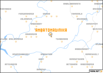 map of Ambatomadinika