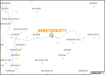 map of Ambatomainty