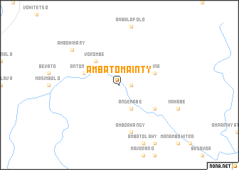 map of Ambatomainty