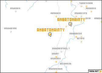 map of Ambatomainty