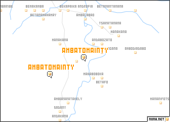 map of Ambatomainty