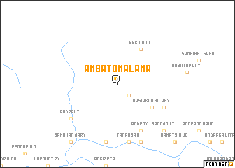 map of Ambatomalama