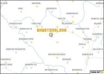 map of Ambatomalama