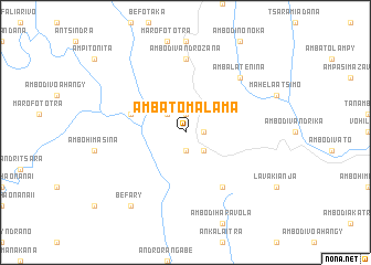 map of Ambatomalama