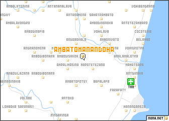 map of Ambatomanandoha