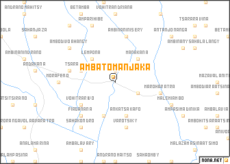 map of Ambatomanjaka