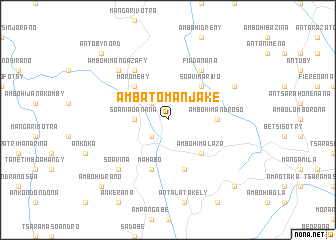 map of Ambatomanjake