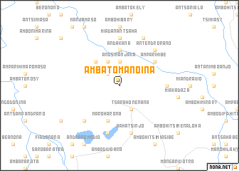 map of Ambatomanoina